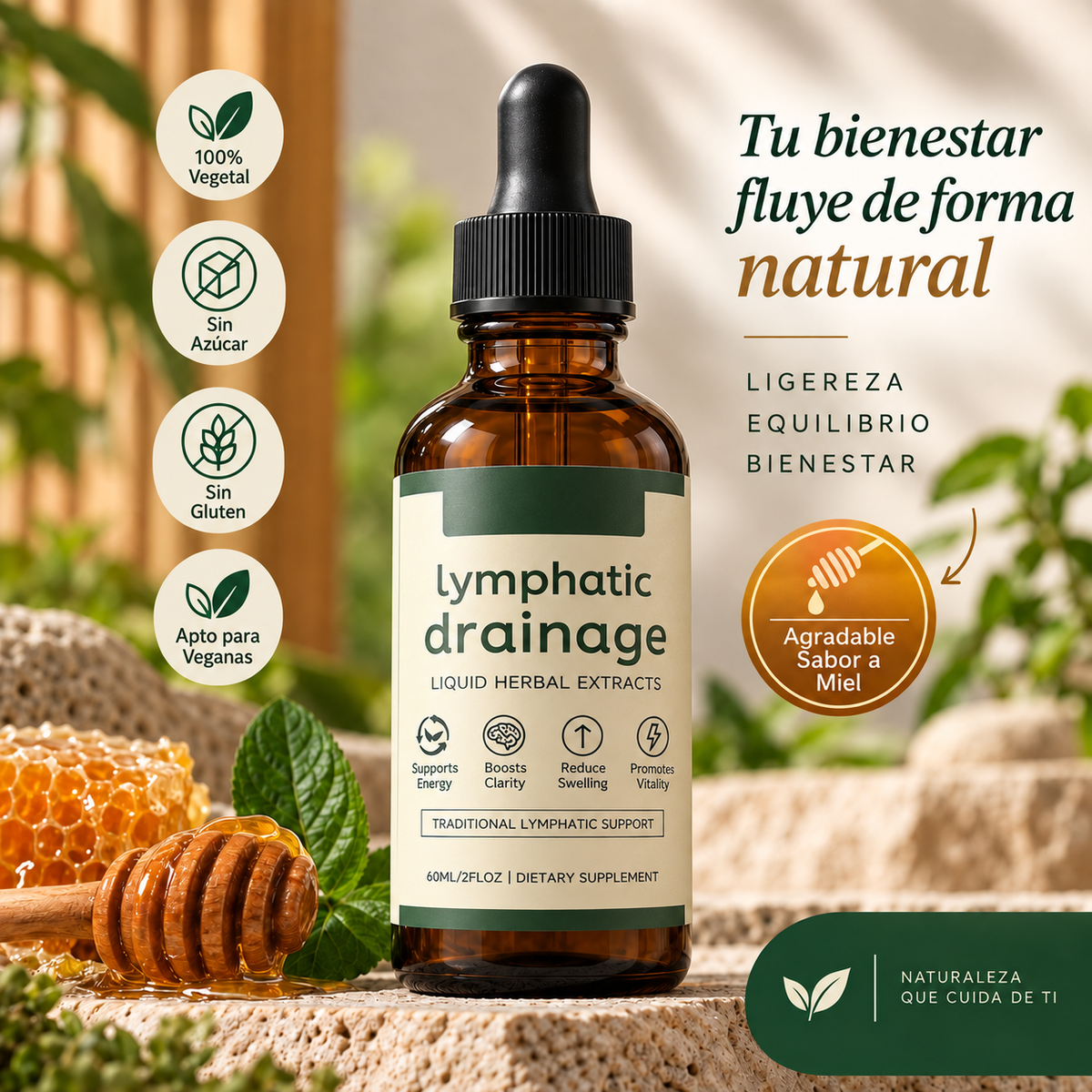 Lymphatic Drainage – Gotas de Drenaje Linfático Natural | 60 ml