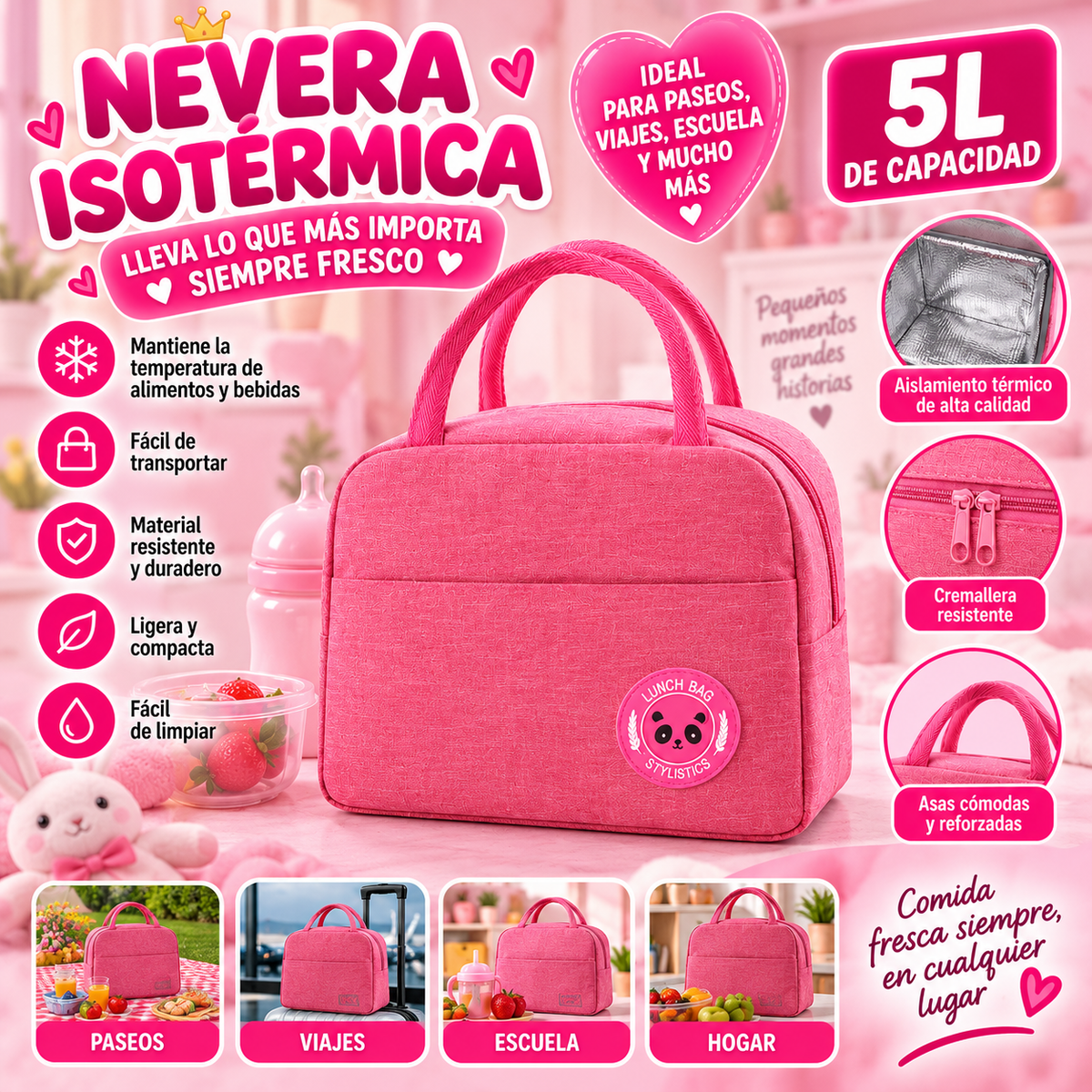 Kit Bebé Princesa – 6 Productos Esenciales para el Día a Día 👑💗