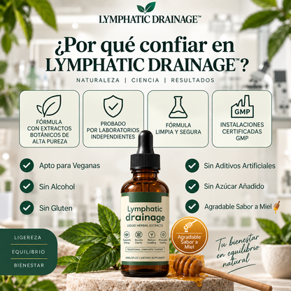 Lymphatic Drainage – Gotas de Drenaje Linfático Natural | 60 ml
